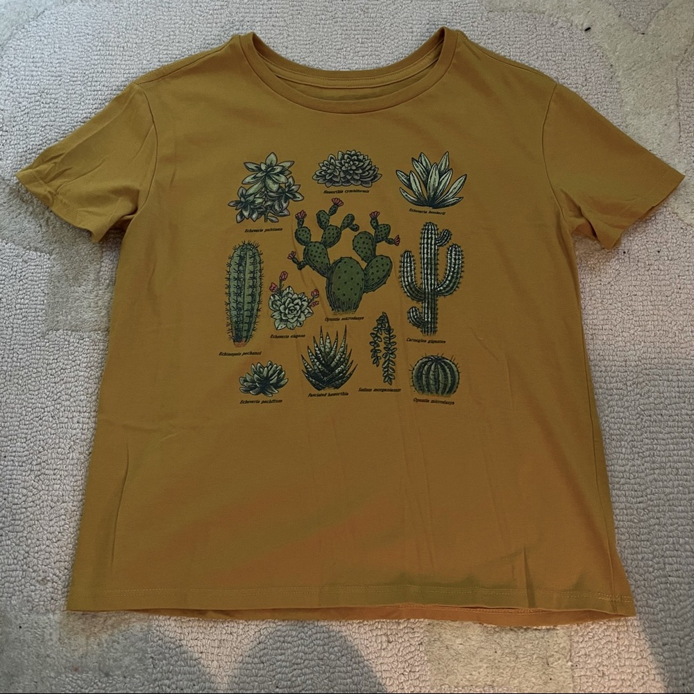 Mustard cacti 🌵 graphic tee